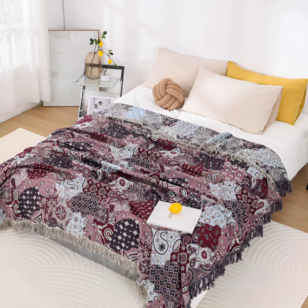 BohoDream | Bohemian Paisley Bliss Blanket