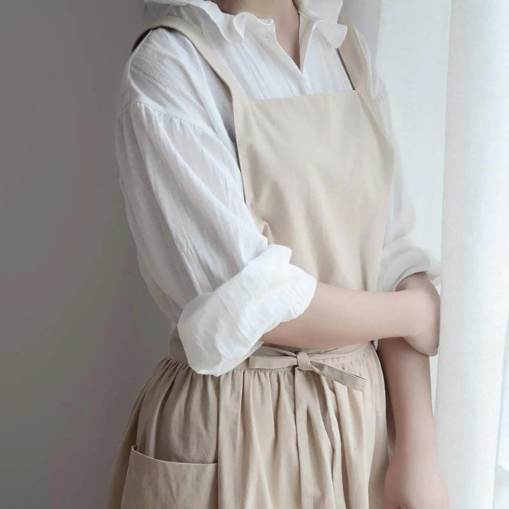 CottonCraft | Multipurpose Cotton Apron With Pockets