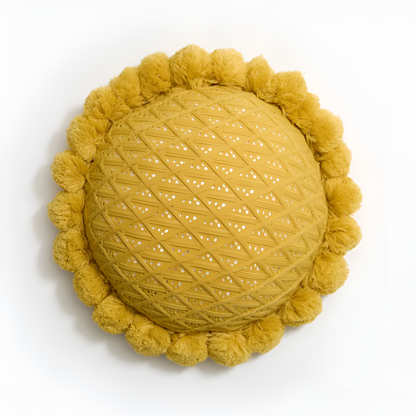 ChicDecor | Sunflower Pom-Pom Cushion Pillow