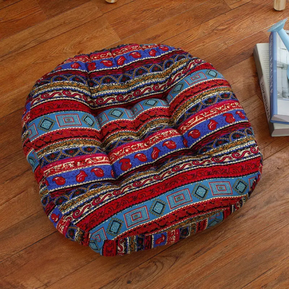 BohoNest | Round Boho Cushion Versatile Seating