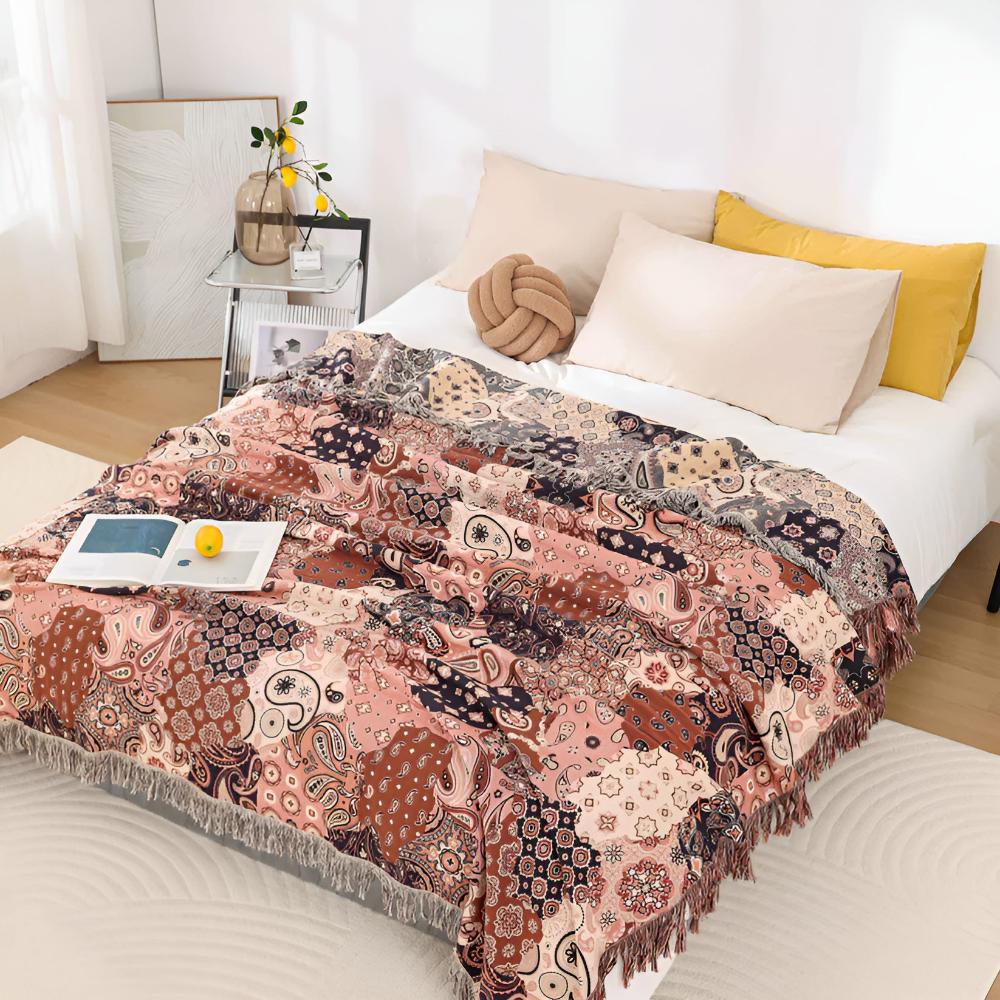 BohoDream | Bohemian Paisley Bliss Blanket