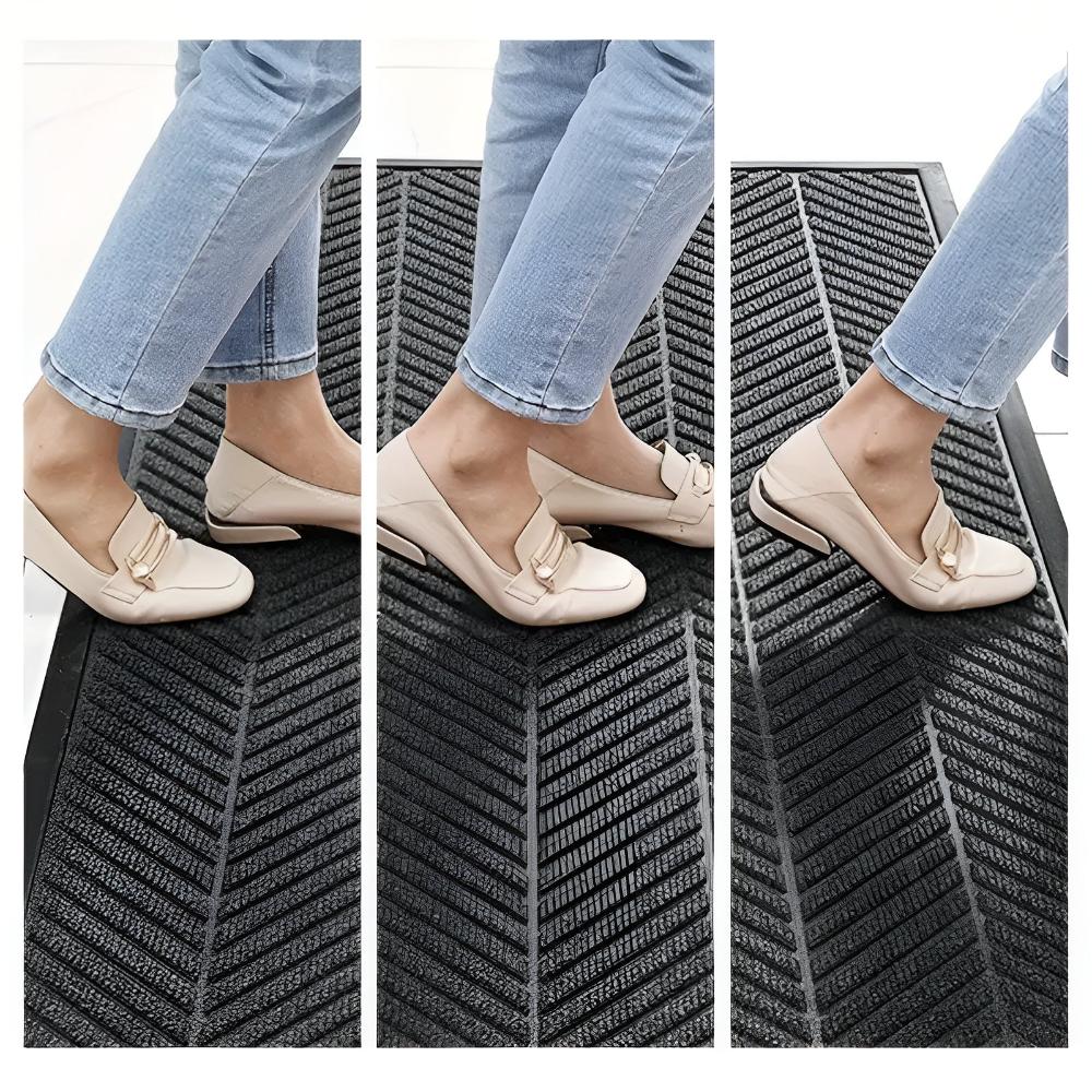 ChevronGuard | Chevron Ridges Non-Slip Door Mat