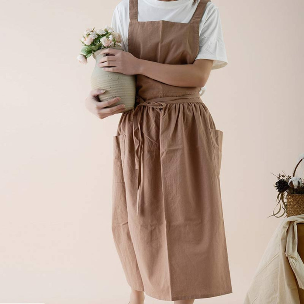 CottonCraft | Multipurpose Cotton Apron With Pockets