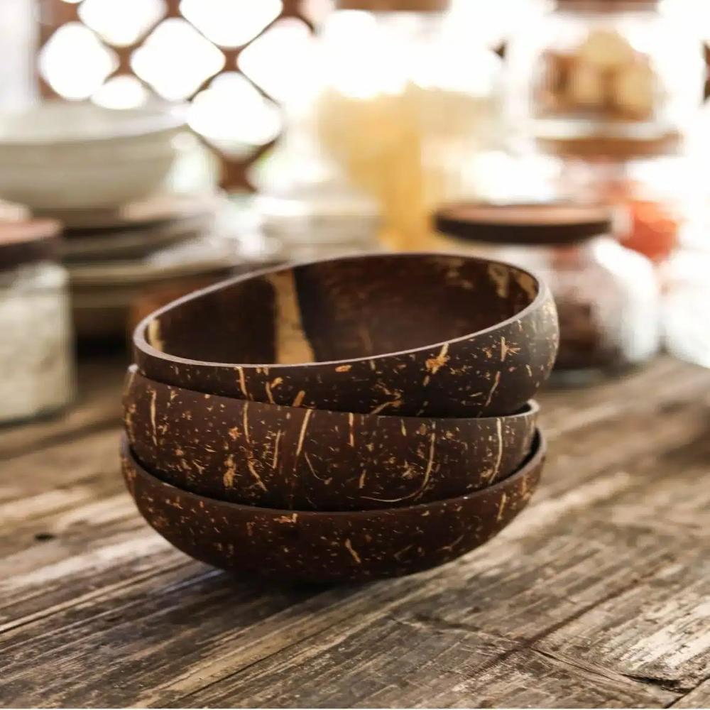 CocoCraft | Handcrafted Eco-Friendly Coconut Bowls Set