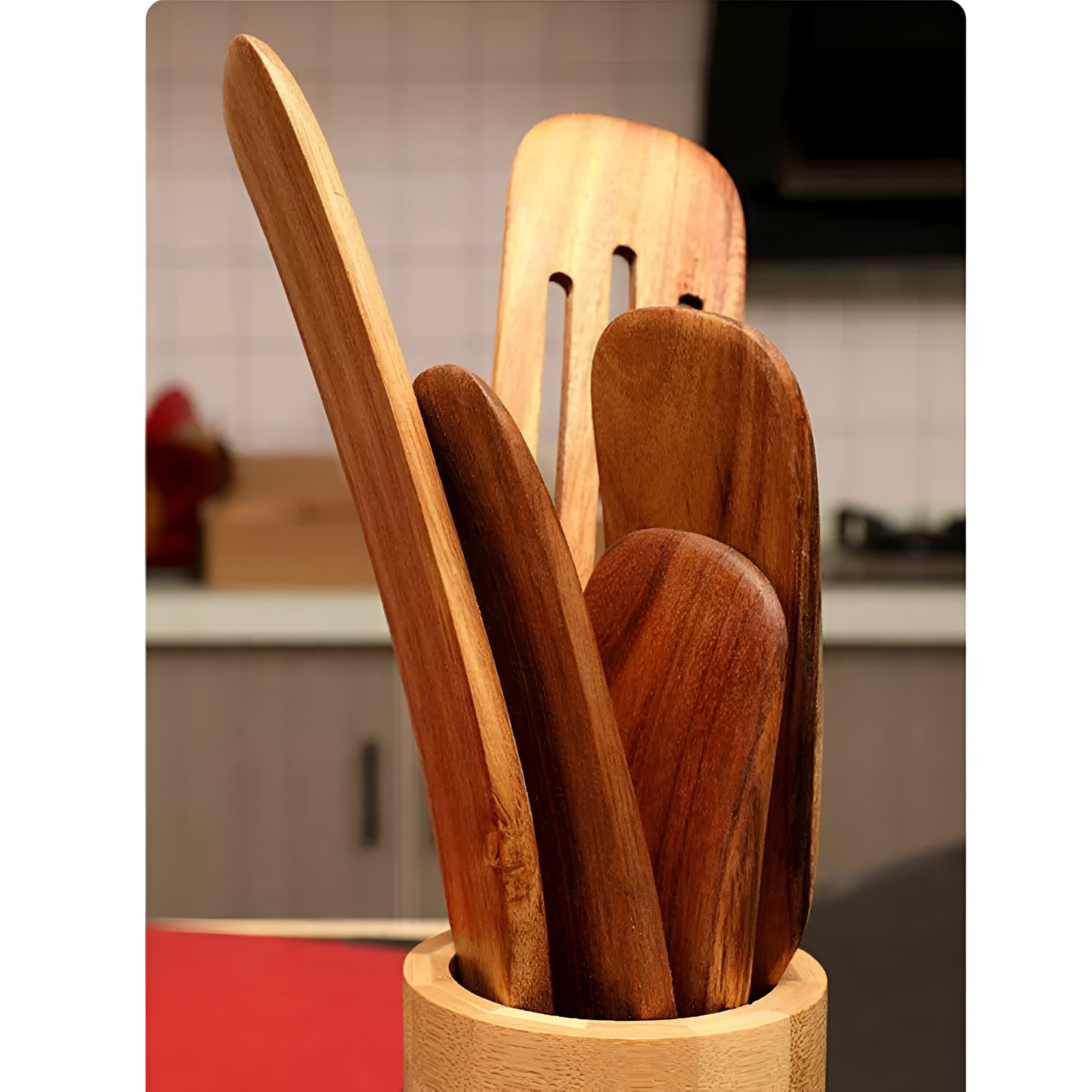 WoodCraft | Non-Stick Wooden Spatula Set