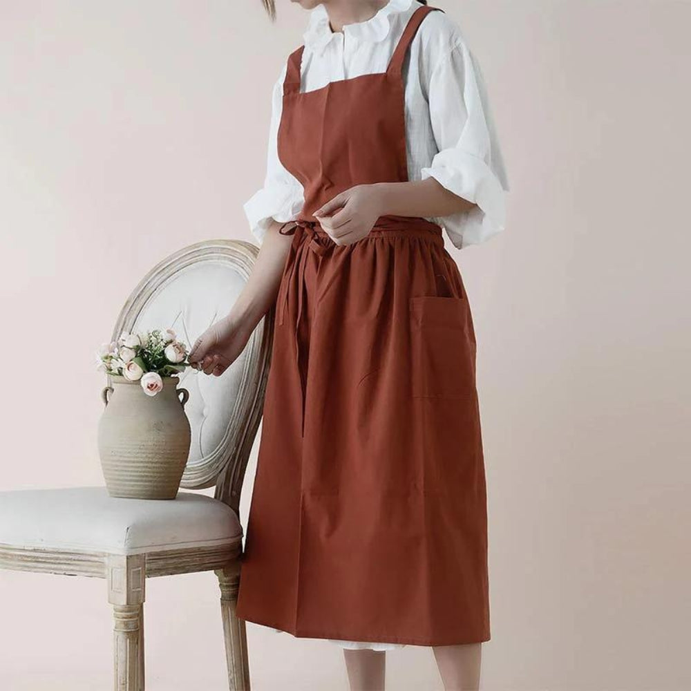 CottonCraft | Multipurpose Cotton Apron With Pockets
