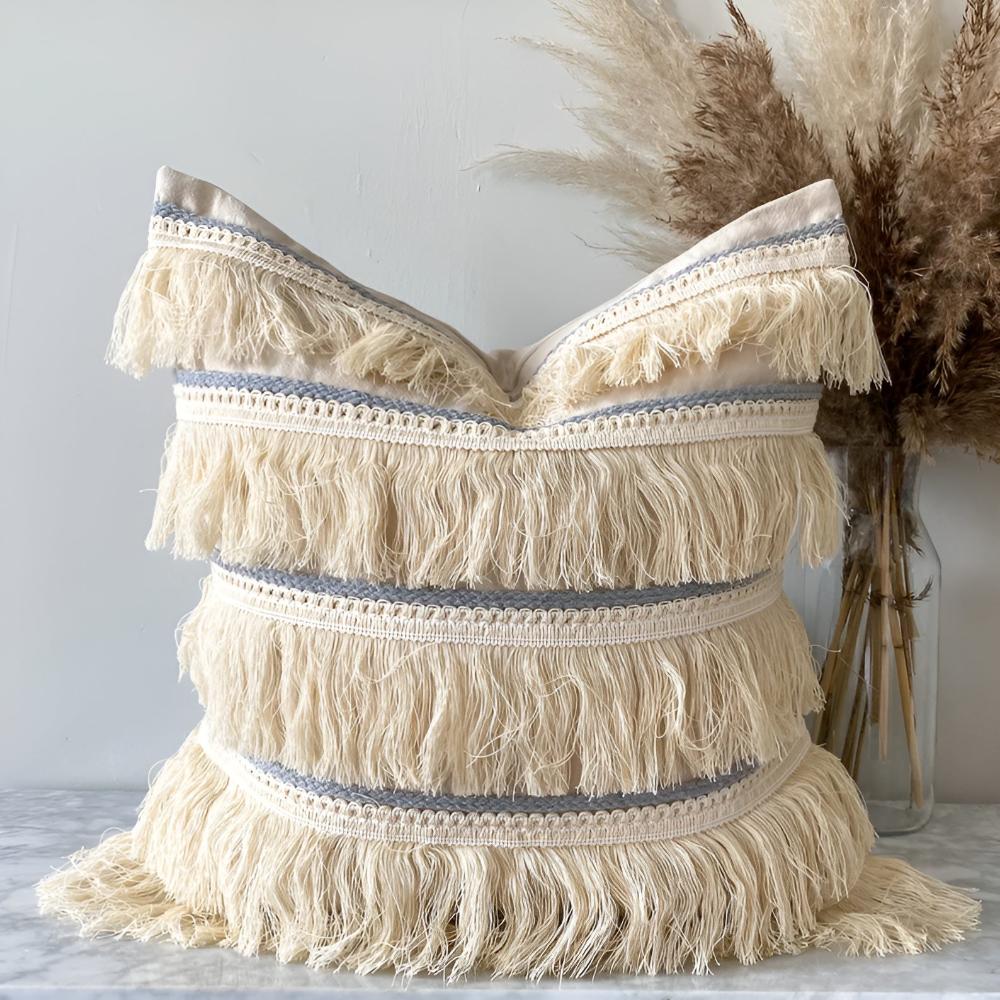 BohoHome | Bohemian Fringe Tassel Cushion Covers