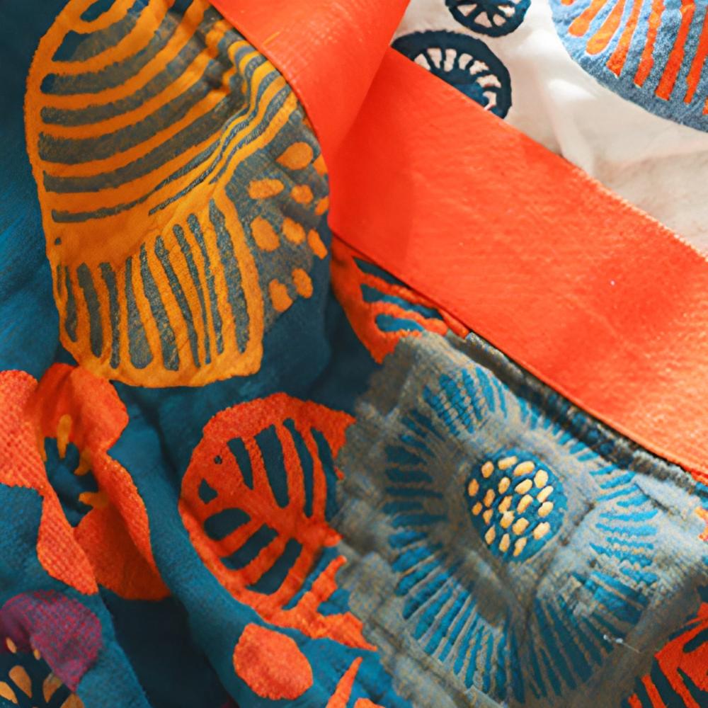 BohoCozy | Boho Cartoon Flower Throw Blanket