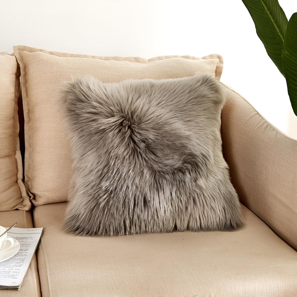 CozyNest | Furry Cushion Covers For Home Decor