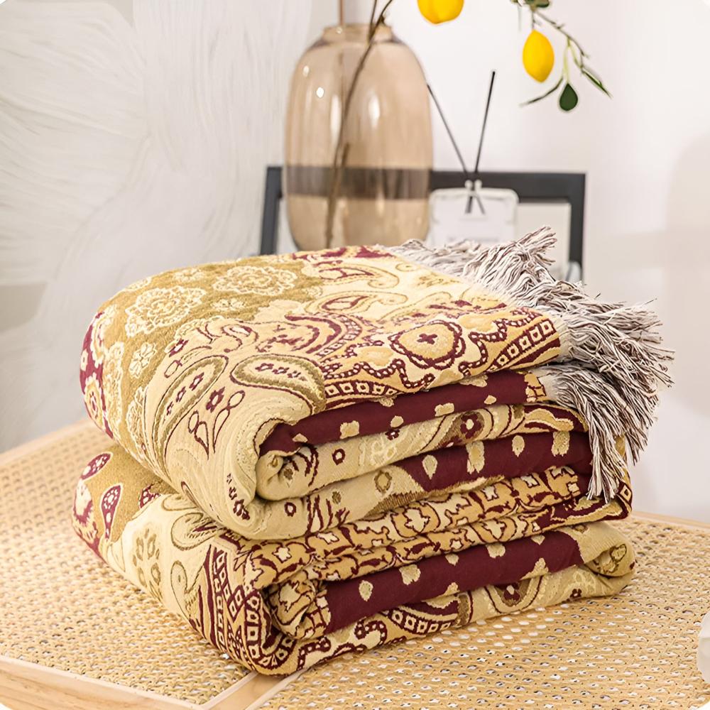 BohoDream | Bohemian Paisley Bliss Blanket