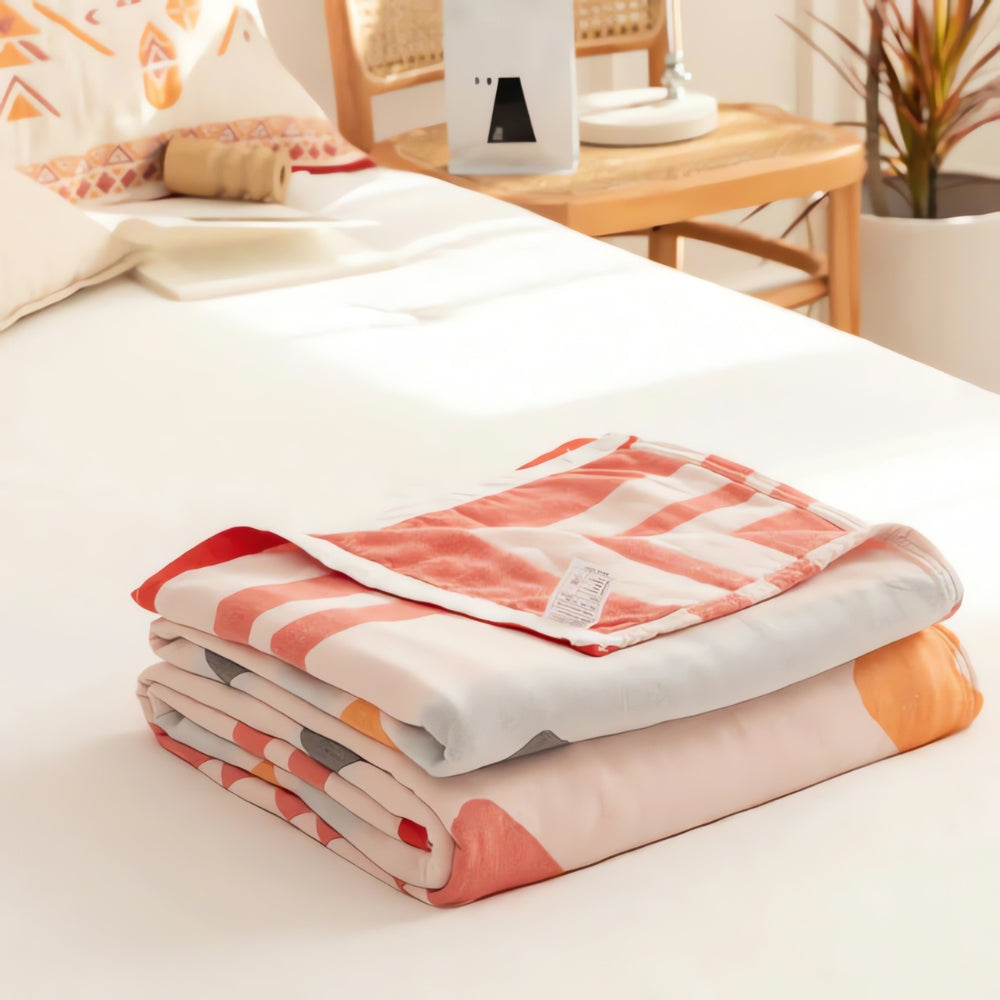 CozyHome | Chevron Cotton Blanket Four-Layer