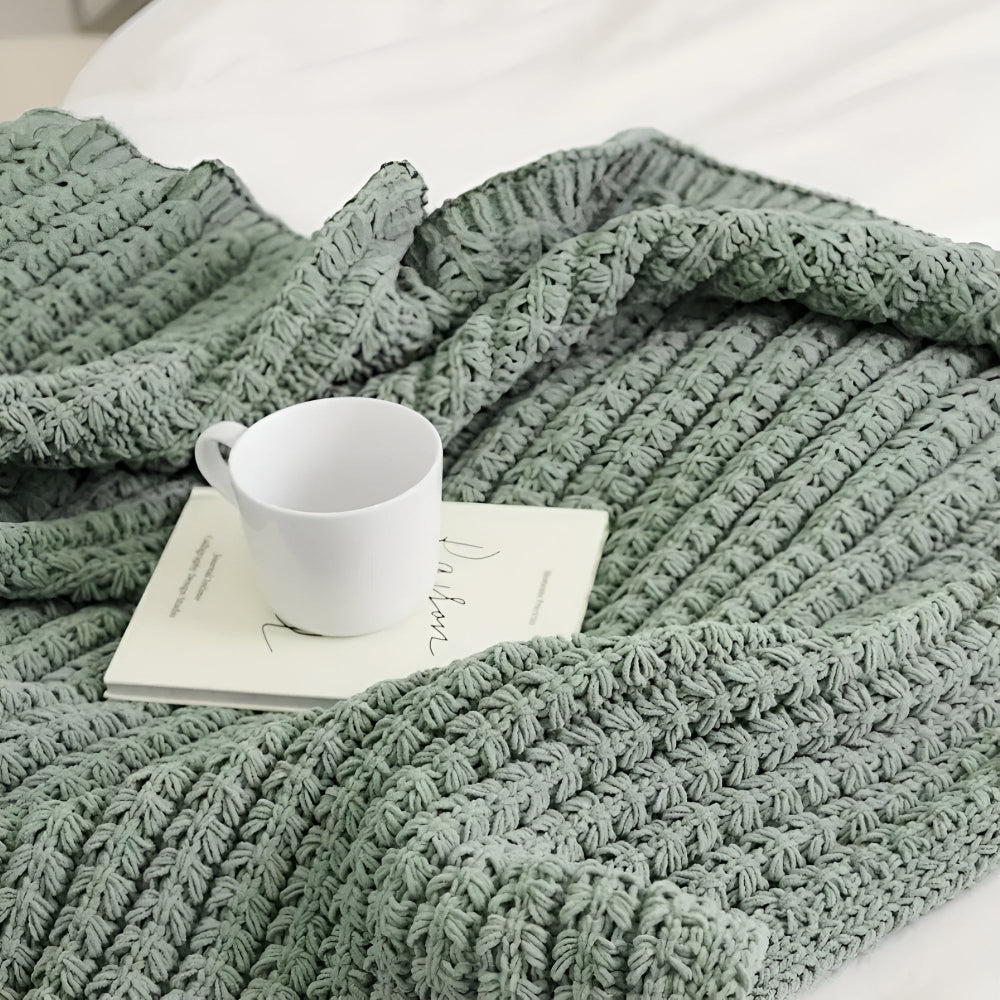 CozyWeave | Vintage Chunky Knit Blanket