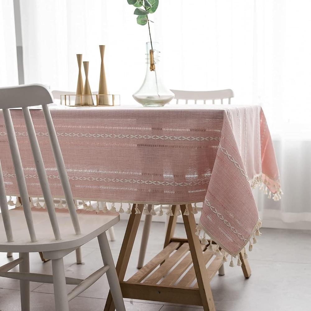 CottonLuxe | Elegant Cotton Linen Tablecloth