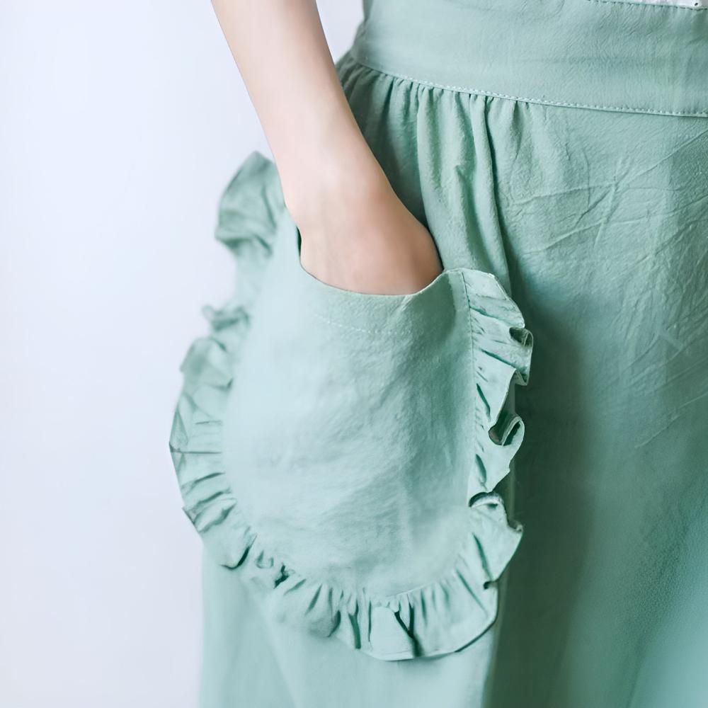 ChicWear | Ruffle Pocket Kitchen Apron