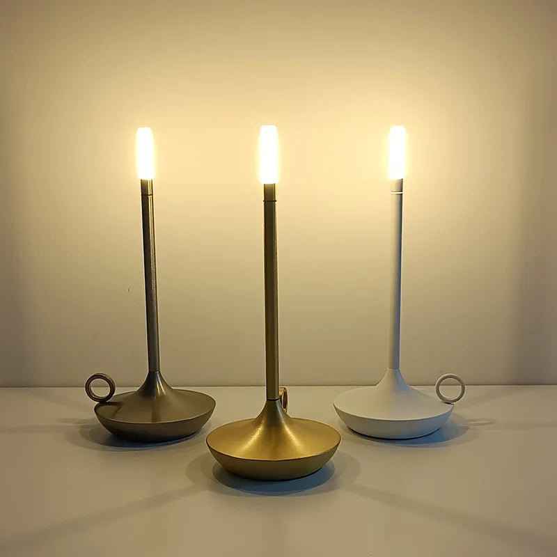 Candleglow Touch Lamp | Rechargeable Wireless Led Table Lamp