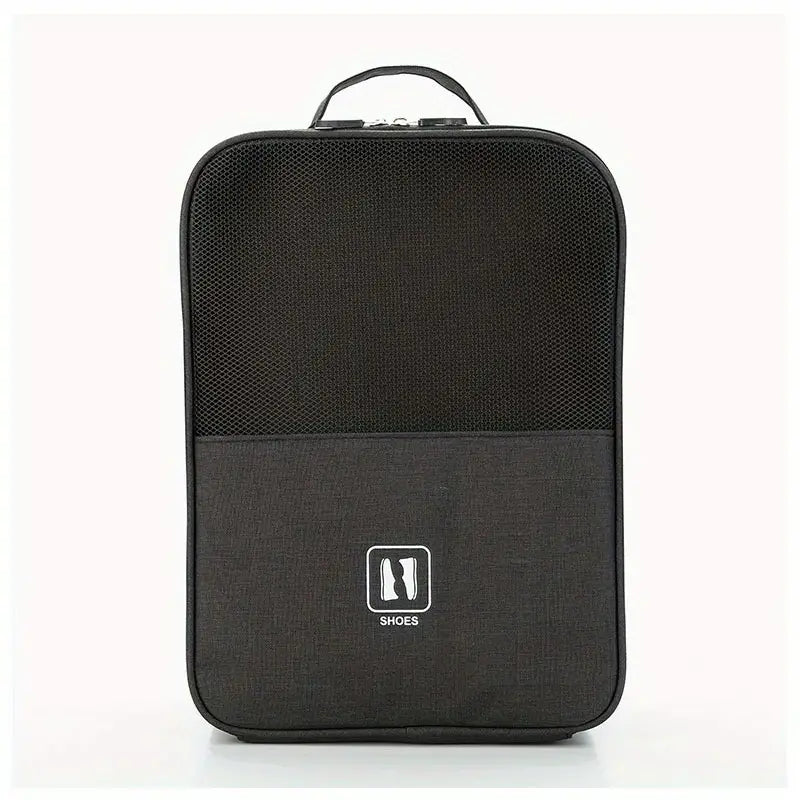 Compact Travel Shoe Organiser With Multiple Compartments