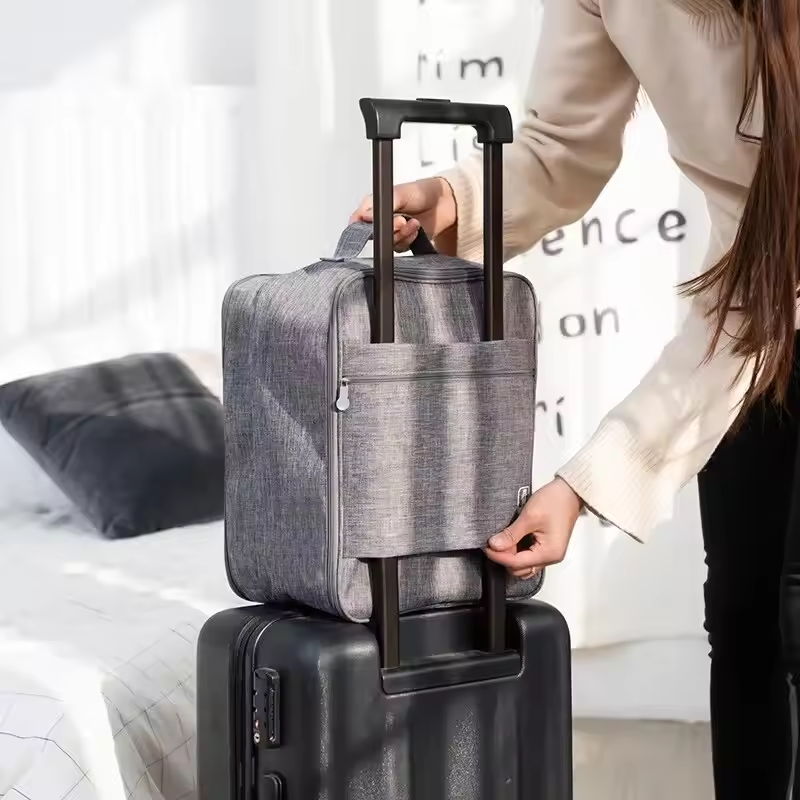 Compact Travel Shoe Organiser With Multiple Compartments