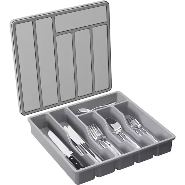 EcoGuard - Compact Kitchen Drawer Organizer With Lid