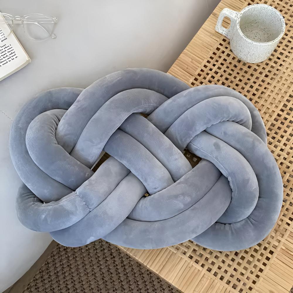 CozyNest | Braided Plush Cushion Pillow