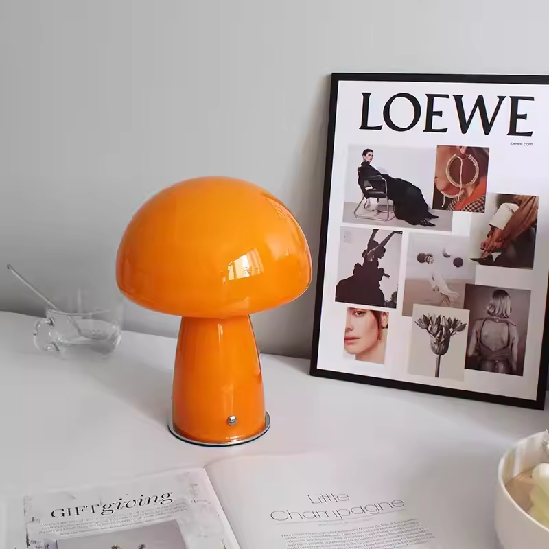 MushFlare | Elegant Scandinavian Mushroom Table Lamp