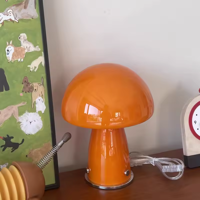 MushFlare | Elegant Scandinavian Mushroom Table Lamp