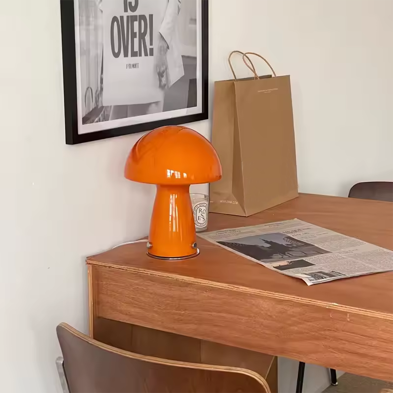 MushFlare | Elegant Scandinavian Mushroom Table Lamp