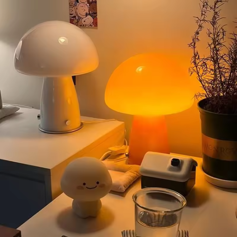 MushFlare | Elegant Scandinavian Mushroom Table Lamp