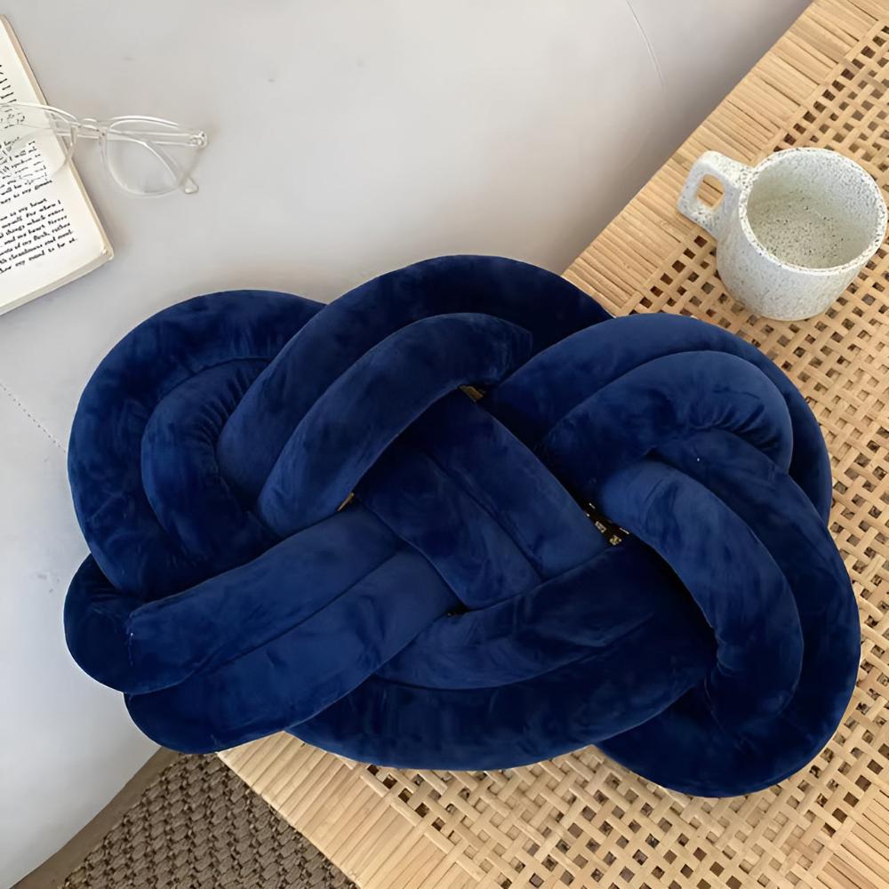 CozyNest | Braided Plush Cushion Pillow