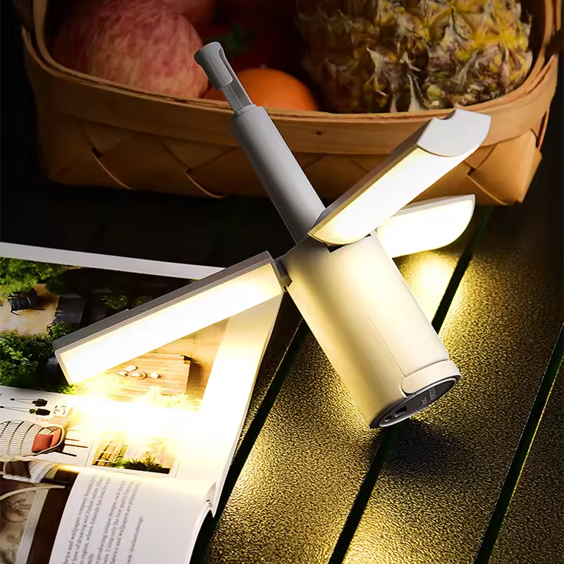 Portable Rechargeable Lantern - Folding Table Lamp For Camping
