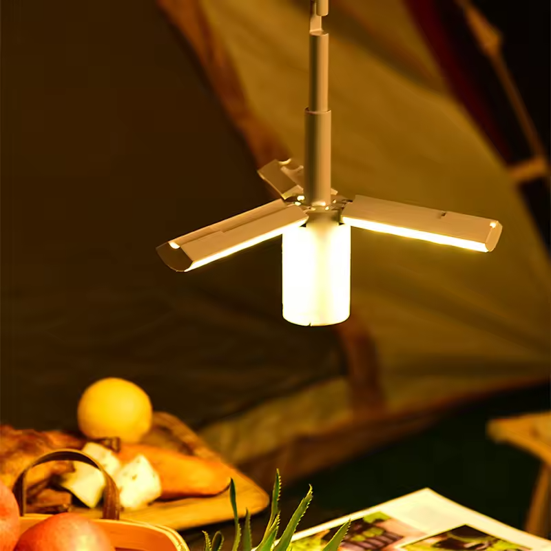 Portable Rechargeable Lantern - Folding Table Lamp For Camping