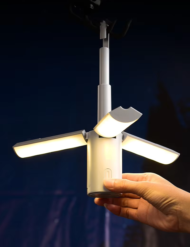 Portable Rechargeable Lantern - Folding Table Lamp For Camping