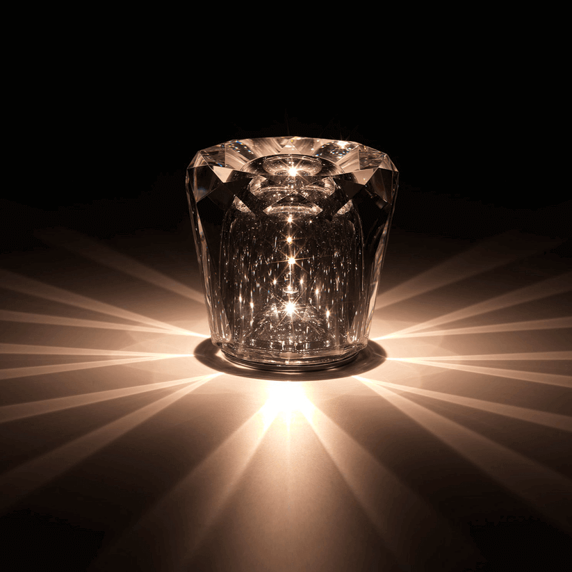 Rechargeable Crystal Desk Lamp - Bar Restaurant Table Lamp