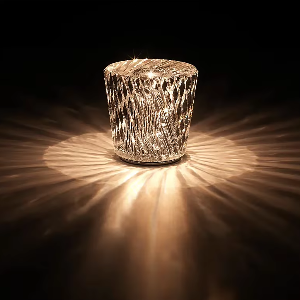 Rechargeable Crystal Desk Lamp - Bar Restaurant Table Lamp