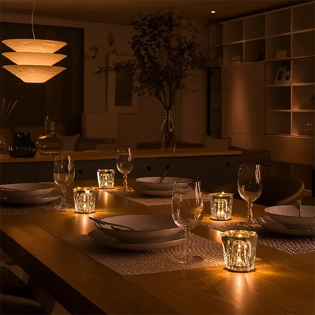 Rechargeable Crystal Desk Lamp - Bar Restaurant Table Lamp