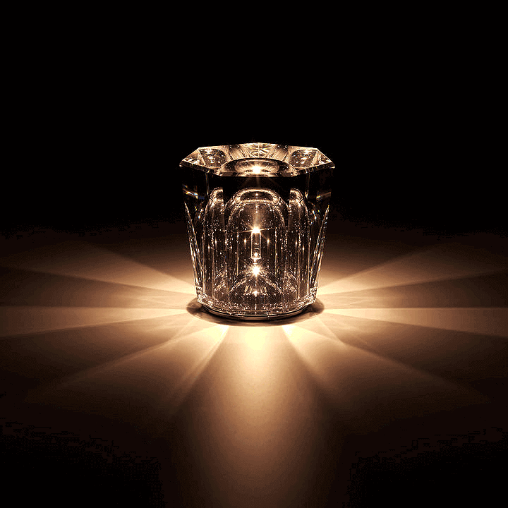 Rechargeable Crystal Desk Lamp - Bar Restaurant Table Lamp