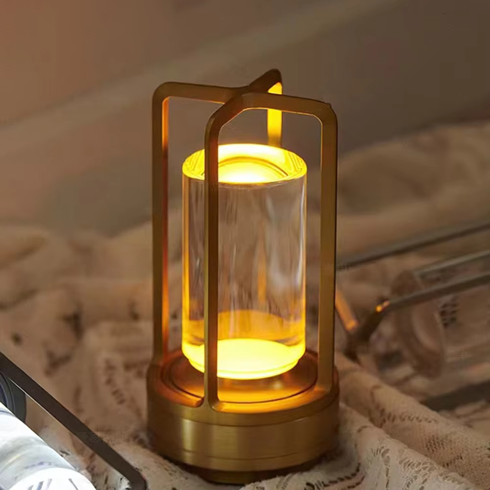 Rechargeable Led Touch Crystal Table Lamp | Portable Camping Light