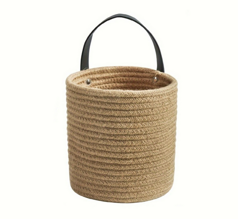 CozyNest | Woven Cotton Rope Hanging Basket 2pc Set