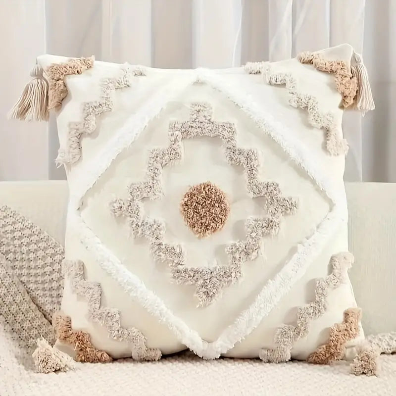 BohoDream | Bohemian Bliss Tufted Decorative Pillow