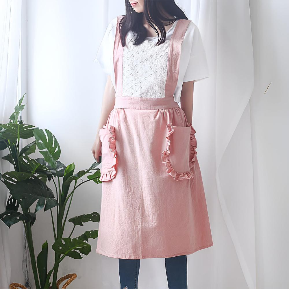 ChicWear | Ruffle Pocket Kitchen Apron