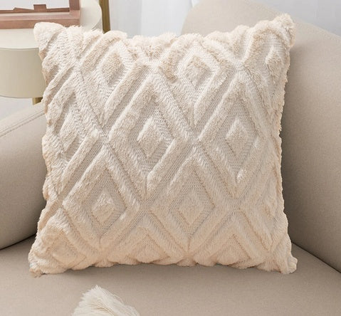 DiamondCushion | 3D Diamond Pattern Cushion Cover
