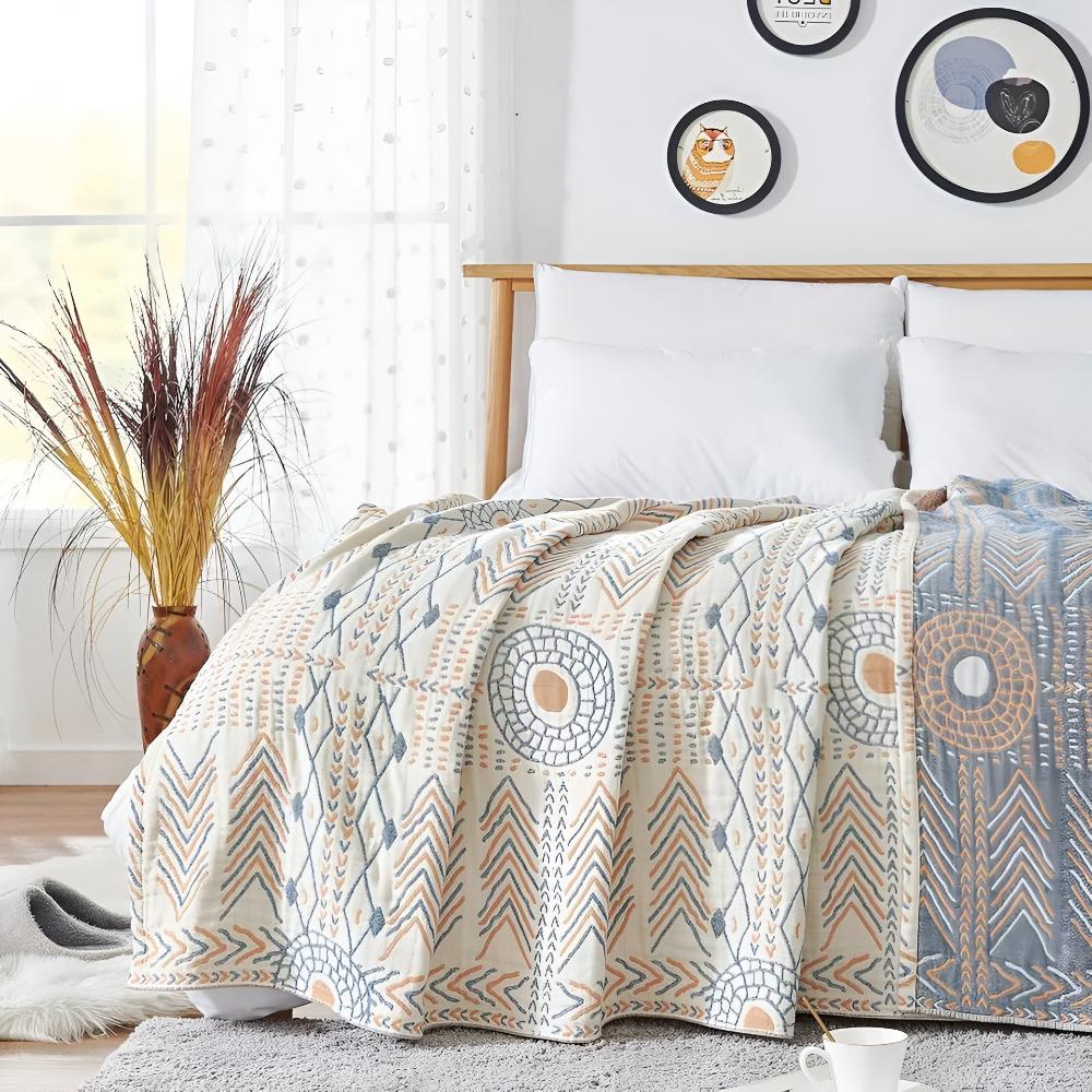 ChicHome | Reversible Cotton Throw Blanket
