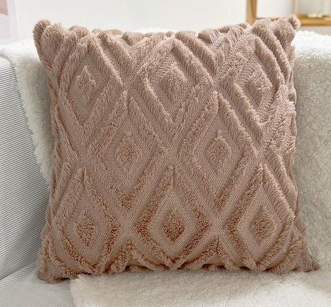 DiamondCushion | 3D Diamond Pattern Cushion Cover