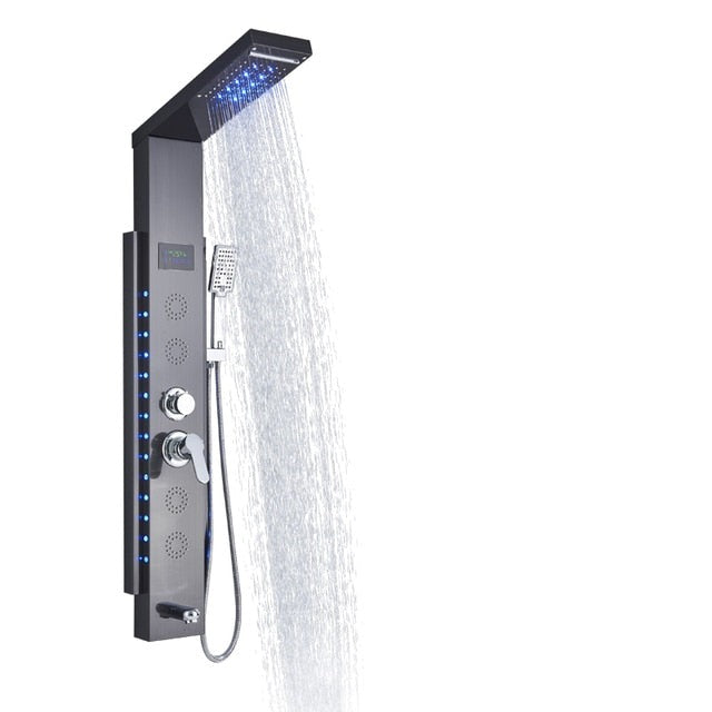 Zanetti | Luxury LED Shower Panel - SPA Massage Jet & Rainfall System
