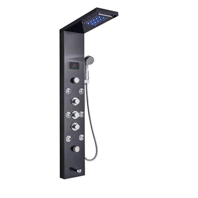 Zanetti | Luxury LED Shower Panel - SPA Massage Jet & Rainfall System