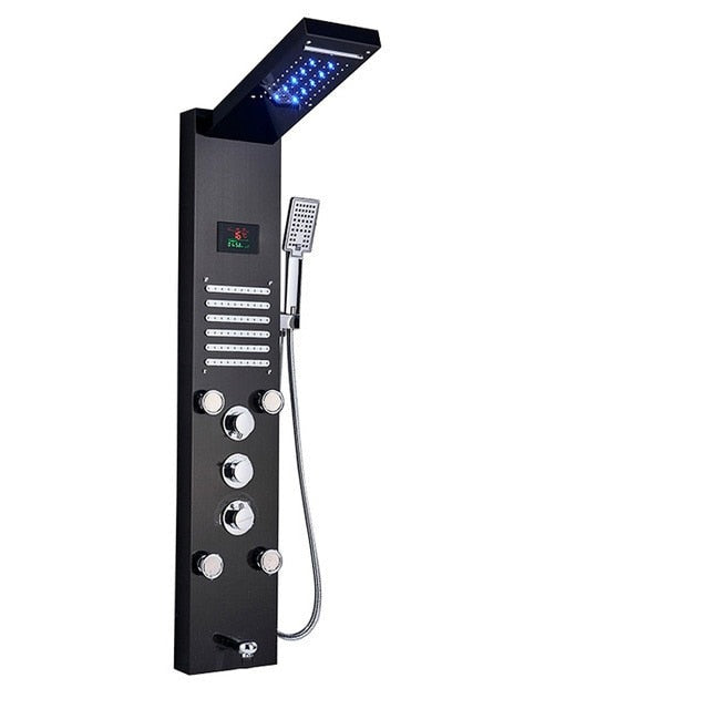 Zanetti | Luxury LED Shower Panel - SPA Massage Jet & Rainfall System