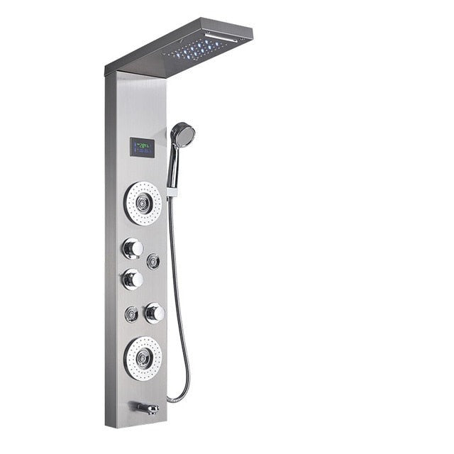 Zanetti | Luxury LED Shower Panel - SPA Massage Jet & Rainfall System