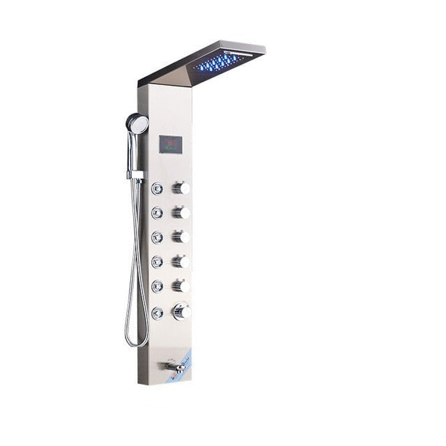 Zanetti | Luxury LED Shower Panel - SPA Massage Jet & Rainfall System