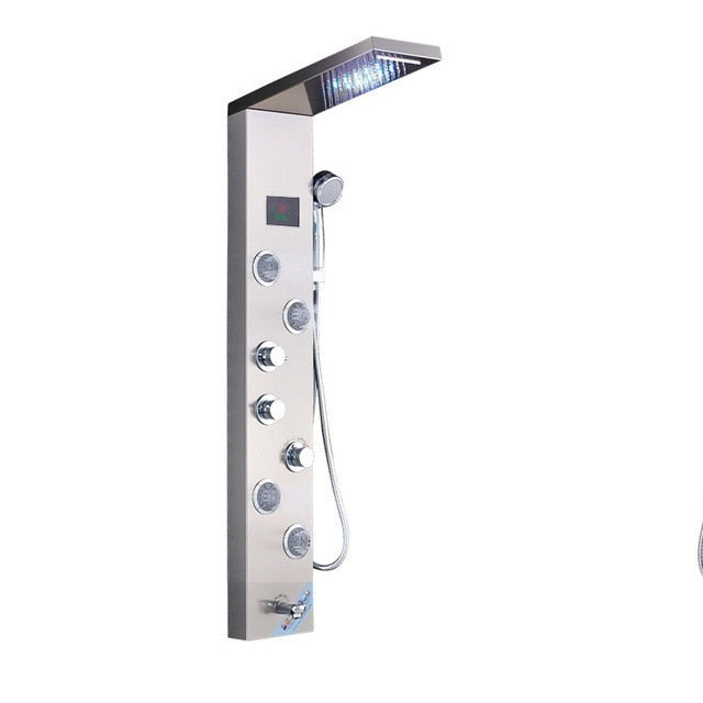 Zanetti | Luxury LED Shower Panel - SPA Massage Jet & Rainfall System