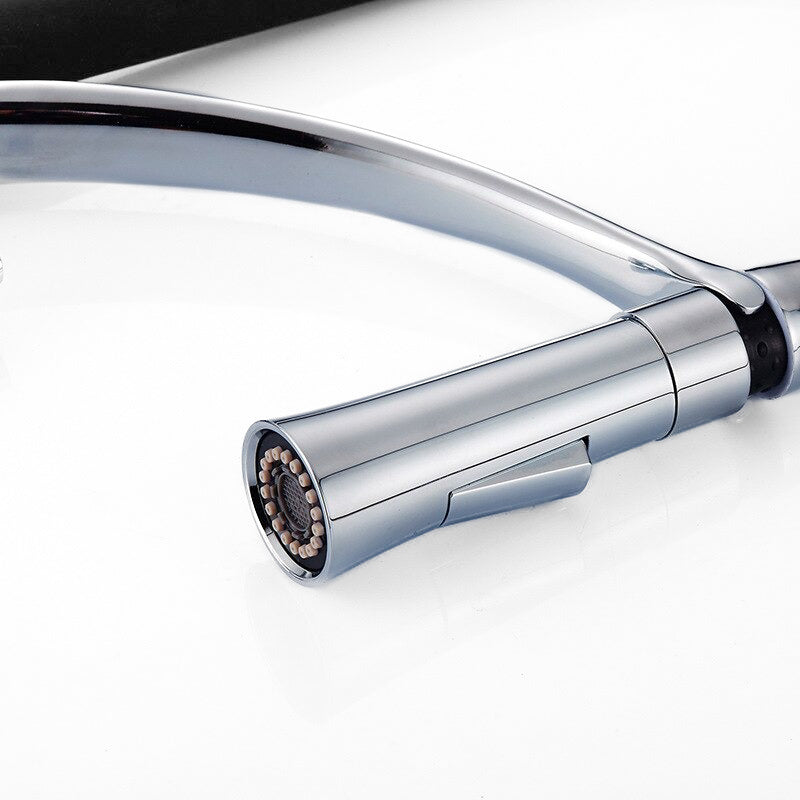 ChromeGun | Kitchen Mixer Tap Flexible Swan Neck Chrome Spray Gun