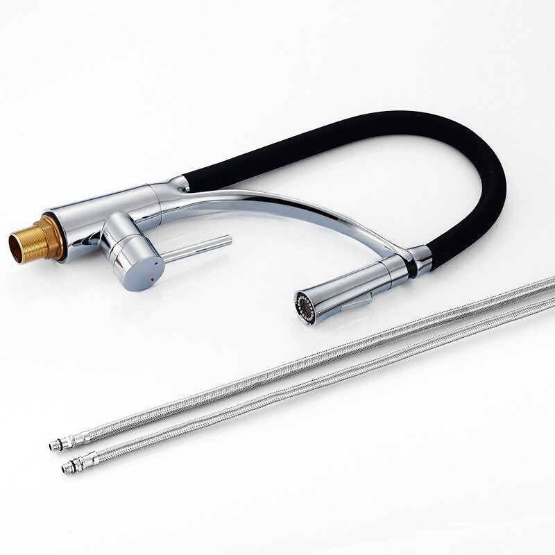 ChromeGun | Kitchen Mixer Tap Flexible Swan Neck Chrome Spray Gun